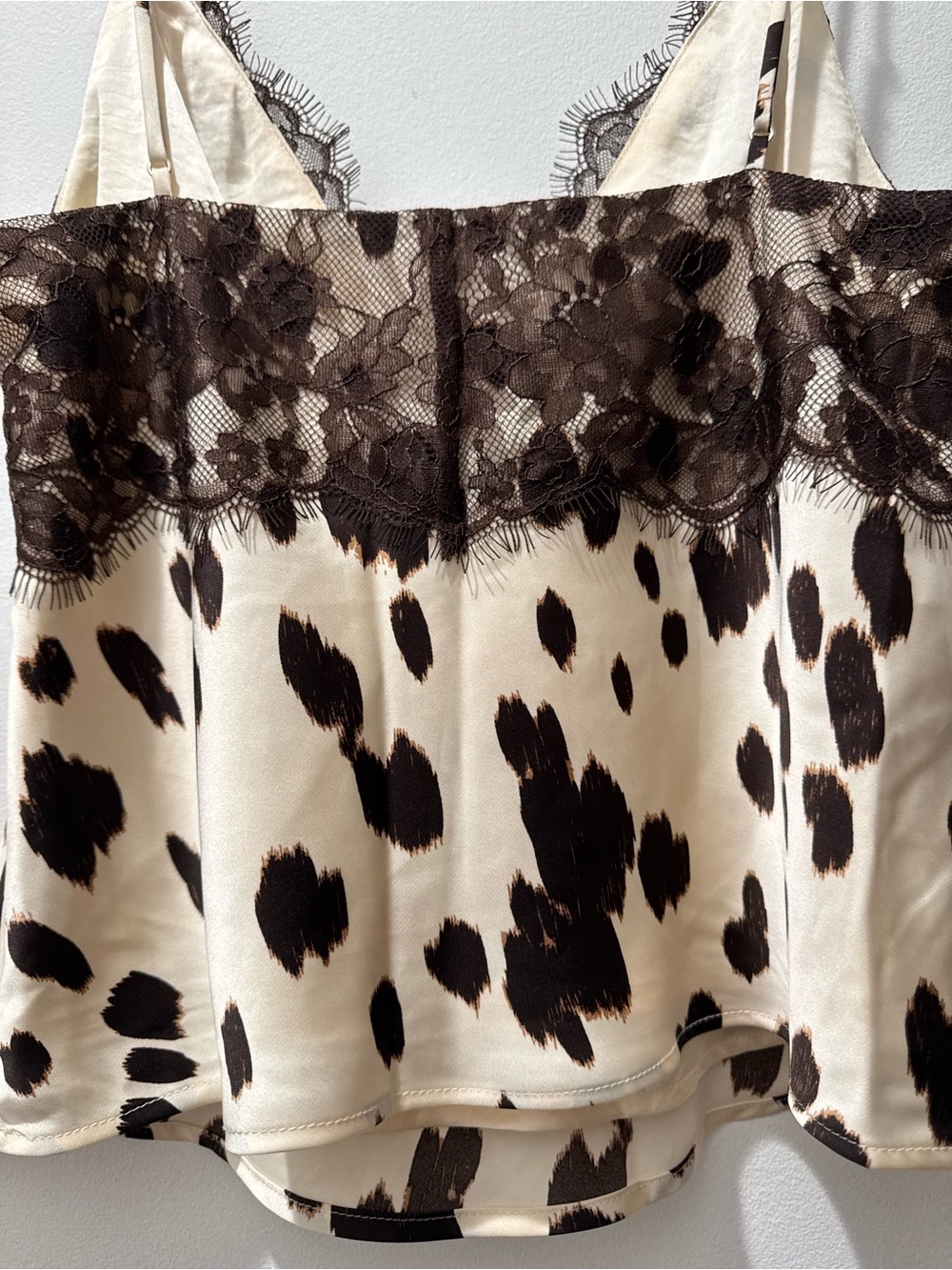 Abercrombie & Fitch Brown Lace-Trim Animal Print Cami - Picture 5 of 5